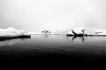 Lake in Winter Free Photo