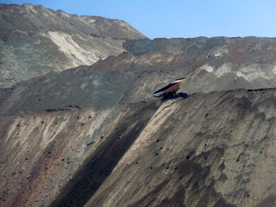 Dumping Waste Rock at Chuquicamata Copper Mine in Chile