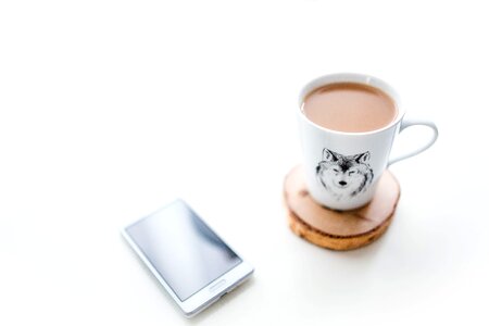 Cup of Tea and Mobile photo