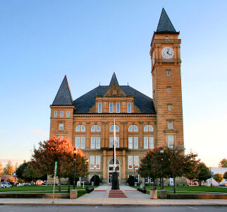 Tipton County courthouse in Tipton in Indiana photo