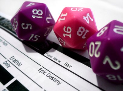 Dice dungeons dragons photo