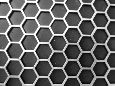 Honeycomb six hexagon photo