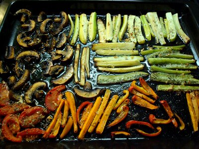 Oil grilled barbecue