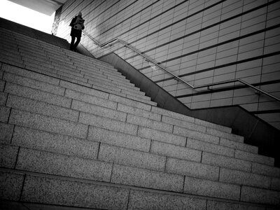 Staircase stairway underground photo