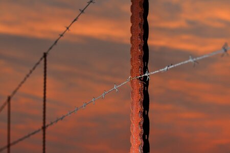 Rusty sundown sunset photo