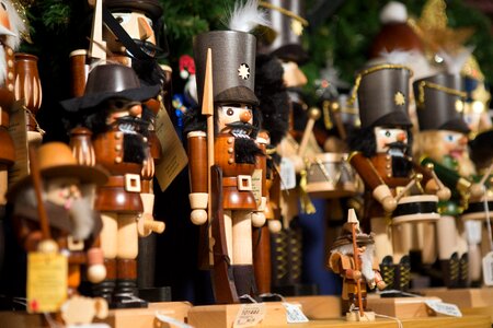 Wooden toy soldiers