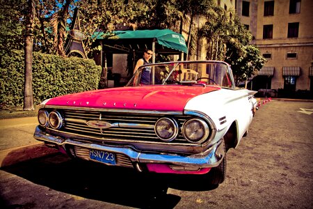 Cars havana yesteryear photo