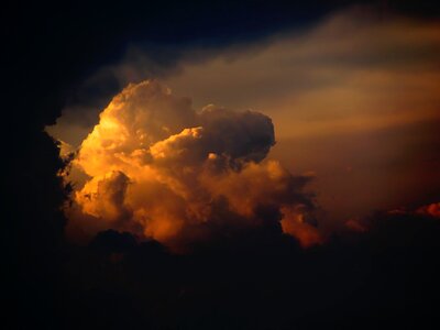 Cumulus sunset sundown