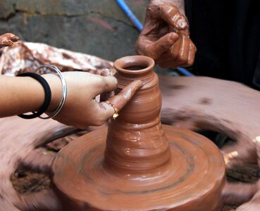 Craft pot handmade photo