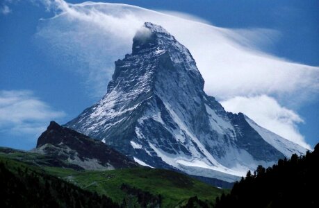 Matterhorn Peak Alps Mountains Landscape photo