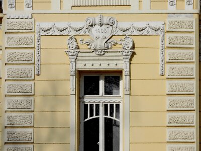 Baroque decoration facade photo