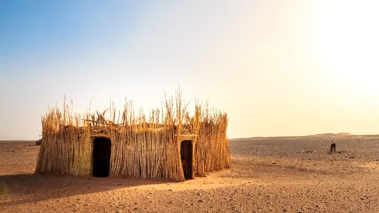 Dry sand arid photo
