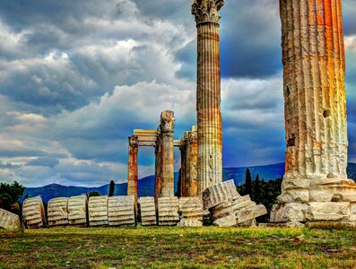 Athens temple zeus