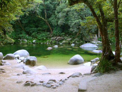 Romantic river water photo