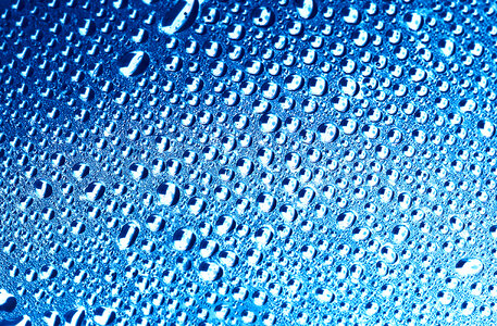 Light Blue water drops background photo