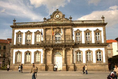 City Hall, 19th century in Pontevedra, Spain photo
