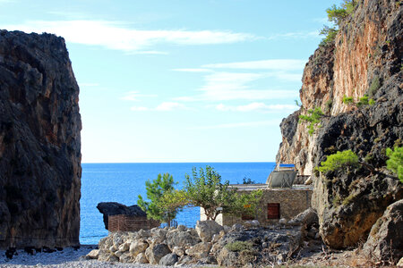 Beach at Kap Tripiti on Gavdos photo