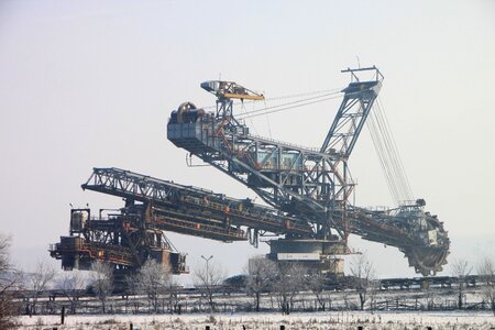 Equipment excavator mining photo