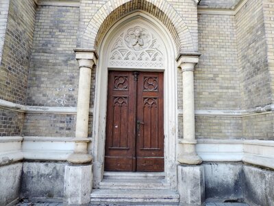 Catholic front door handmade