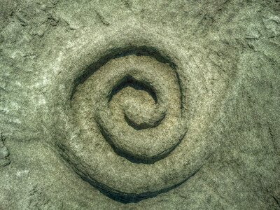 Spiral sand grey