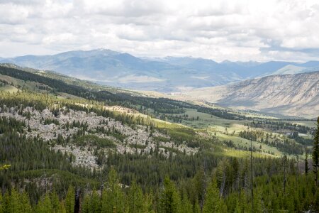 Bunsen Peak Trail. Yellowstone national park photo