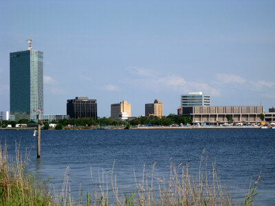 Downtown Lake Charles, with Capital One Tower to the left in Louisiana photo