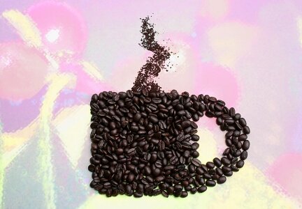 Caffeine dark roast photo