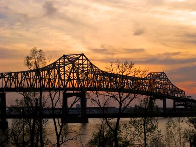 Louisiana sunset water photo