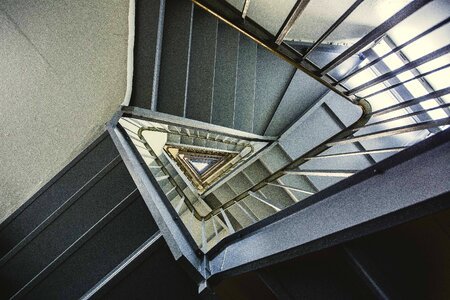 Triangle Spiral Staircase