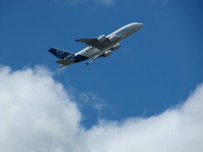 Flight flying passenger aircraft
