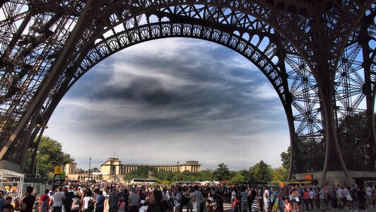 Eiffel tower places of interest century exhibition photo