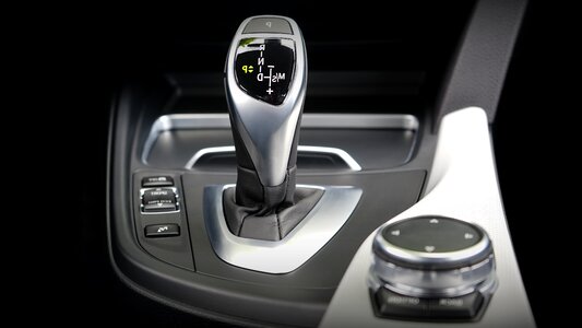 Car Seat dashboard gearshift photo
