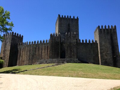 Castle guimarães portugal photo