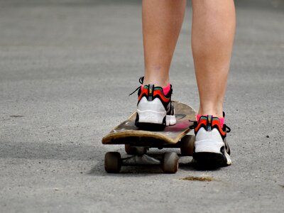 Asphalt physical activity skateboard photo