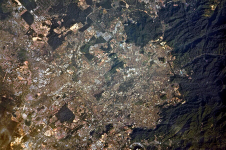 Satellite Image if Kuala Lumpur, Malaysia