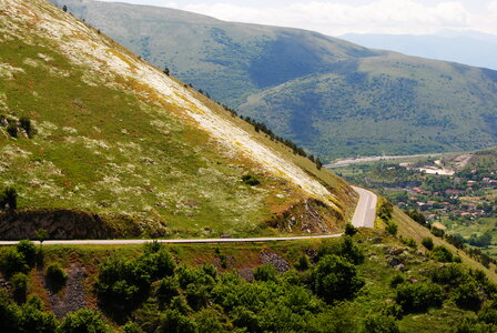 Mountain road photo