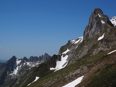 Mountain alpine alpstein region photo