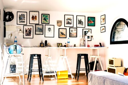 Apartment chair interior photo