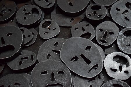 Faces jewish museum berlin holocaust monument photo