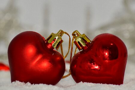 Christmas hearts holiday