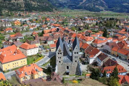 he town of Friesach in Carinthia Austria photo