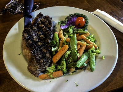 Steak and Vegetables