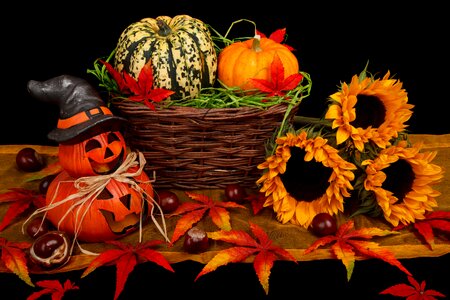 Decoration fall halloween photo