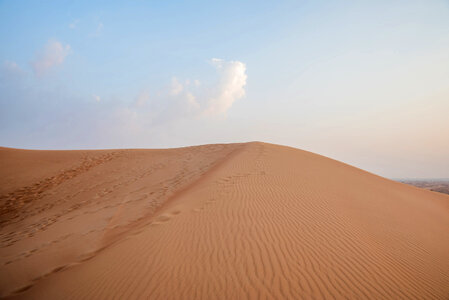 Sand Dune & Single Cloud photo