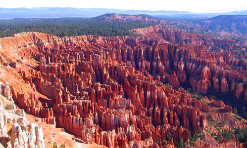 Bryce Amphitheater rock formations at Bryce Canyon National Park, Utah
