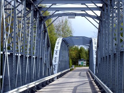 Iron truss steel metal