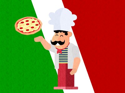 Pizza italian food photo