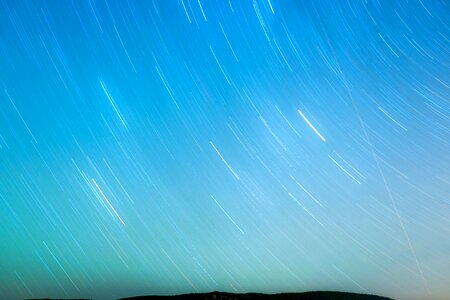 Blue Sky dusk horizon