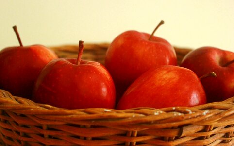 Basket red fruit photo