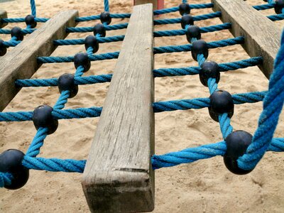 Balance game device climbing net photo